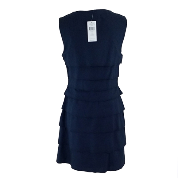 Max and Cleo~Sz 8~Navy Blue Ruffle Dress NWT. - Picture 2 of 11